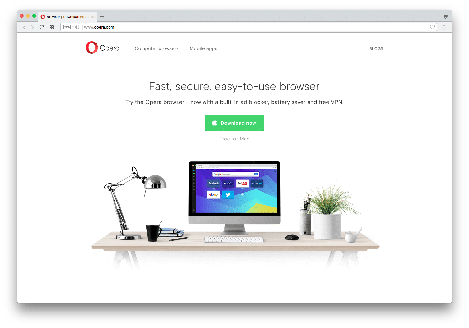 Photo of Opera web browser